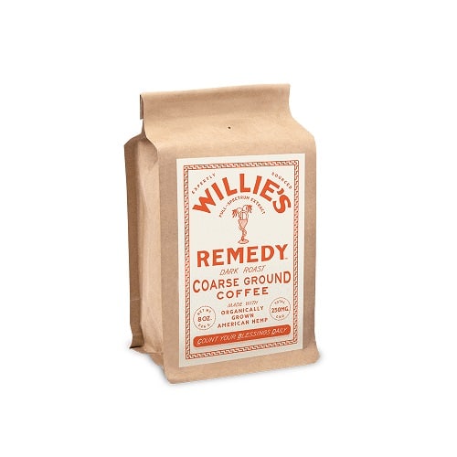 Best CBD Coffee - Willie’s Remedy Hemp-Infused Dark Roast Blend Coffee Review