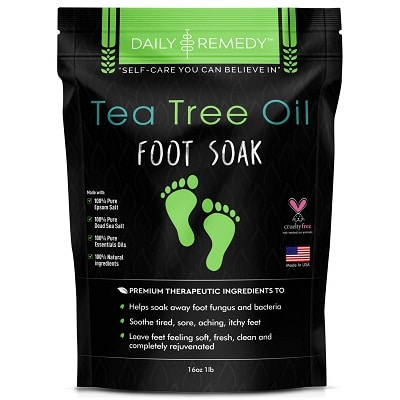 Daily Remedy Tea Tree Oil Foot Soak With Epsom Salt