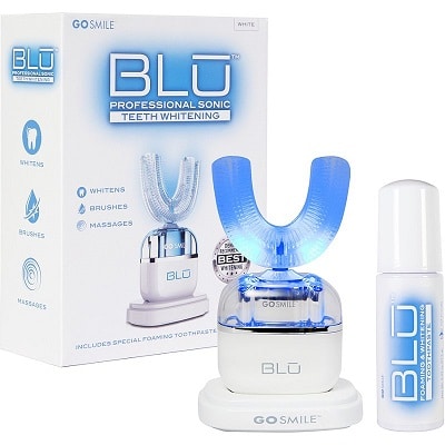 Best Teeth Whitening Kit - GO SMILE BLU Hands-Free Toothbrush & Whitening Device Review