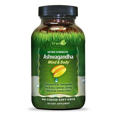 Irwin Naturals Extra Strength Ashwagandha Mind & Body