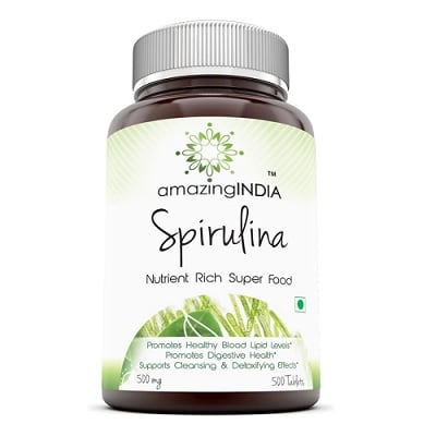 Best Spirulina Supplement - Amazing Nutrition Amazing India Spirulina Tablets Review
