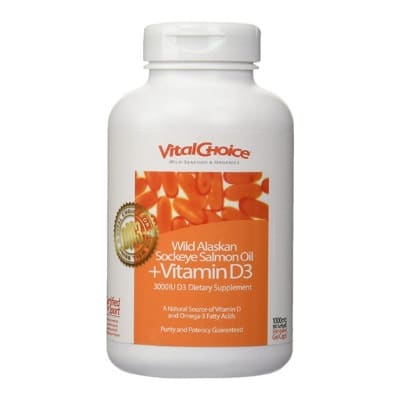 Best Vitamin D Supplements - Vital Choice Sockeye Salmon Oil + D3 Review